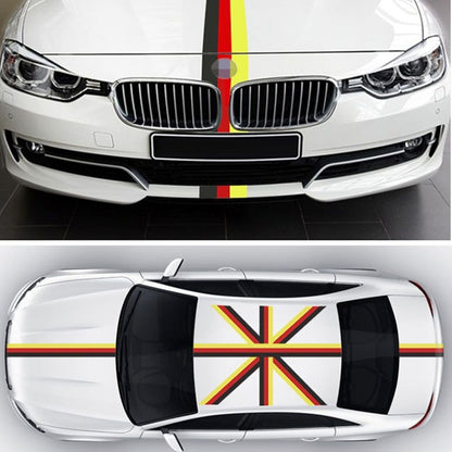 2 ม. ธงเยอรมันรถห่อพลาสติกสติกเกอร์รูปลอกฟิล์ม, Germany Natianality Flag/2m