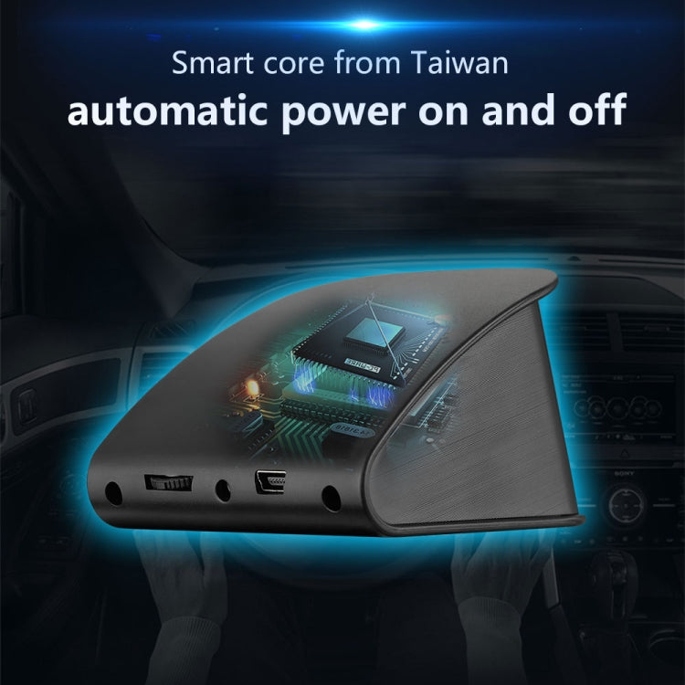 T600 HUD มิเตอร์ดิจิตอลอัจฉริยะติดรถยนต์ GPS ขนาด 2.2 นิ้วพร้อม TFT LCD หลายสี ความเร็วและระยะทางในการขับขี่ / การแสดงเวลาและแรงดันไฟฟ้า สัญญาณเตือนความเร็วเกิน สัญญาณเตือนแรงดันต่ำ การสลับกิโลเมตรและไมล์, T600