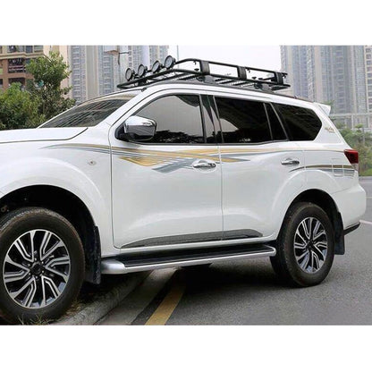 5 ชิ้น SUV Body แถบตกแต่งรถยี่ห้อ Streamline Shining สติกเกอร์สำหรับ Nissan TERRA 2019, For Nissan TERRA 2019