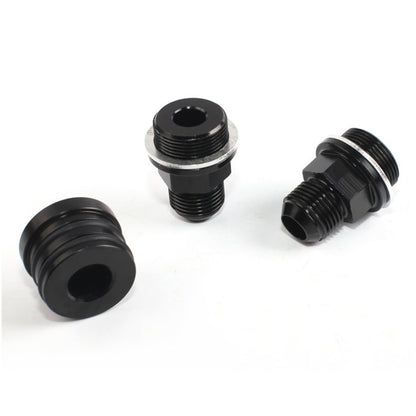 M28 ~ 10AN สีดำเครื่องยนต์ด้านหลังบล็อก Breather FITTING Adapter สำหรับ Honda จับน้ำมันสามารถ B16 B18C, For Honda Oil Catch Can B16 B18C