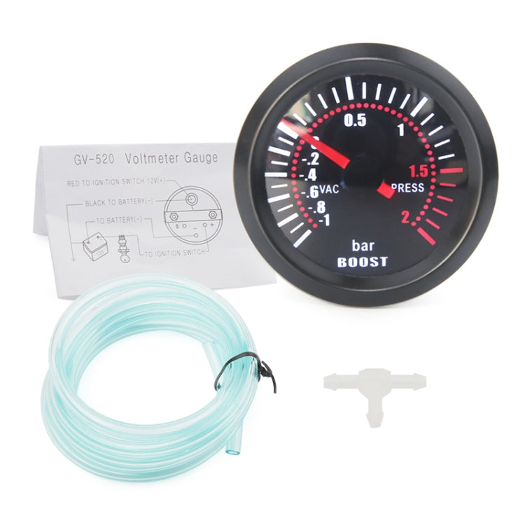 52mm 12V Universal รถ มาตรวัดบูสต์บาร์ดัดแปลง, Bar Boost Gauge