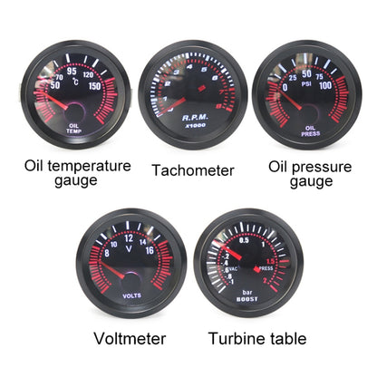 52mm 12V Universal รถ เครื่องวัดวามเร็วแบบดัดแปลง, Tachometer