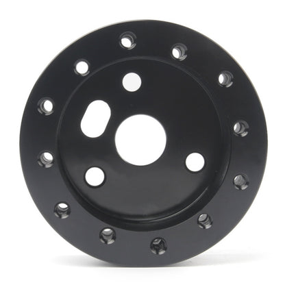 ฮับรถสำหรับ 6-Hole ถึง 3-Hole พวงมาลัยอะแดปเตอร์ Boss Kit พวงมาลัย Spacer สลักเกลียว, Adapter (Black)