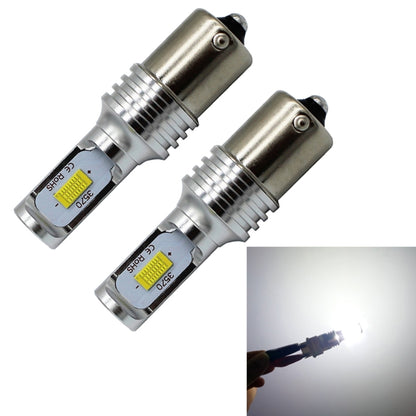 2 ชิ้นถอดรหัส 1156/BA15S 72 วัตต์หลอดไฟ LED รถยนต์ไฟเลี้ยวอัตโนมัติไฟสำรอง, DC 12-24 โวลต์, White, Yellow