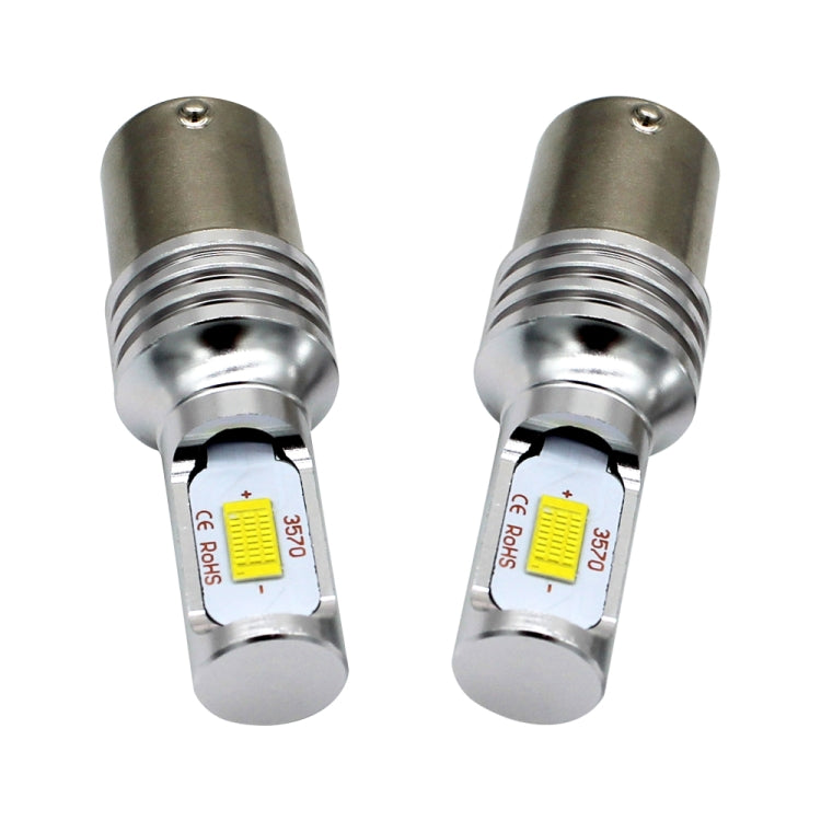 2 ชิ้นถอดรหัส 1156/BA15S 72 วัตต์หลอดไฟ LED รถยนต์ไฟเลี้ยวอัตโนมัติไฟสำรอง, DC 12-24 โวลต์, White, Yellow