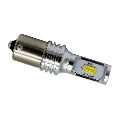 2 ชิ้นถอดรหัส 1156/BA15S 72 วัตต์หลอดไฟ LED รถยนต์ไฟเลี้ยวอัตโนมัติไฟสำรอง, DC 12-24 โวลต์, White, Yellow