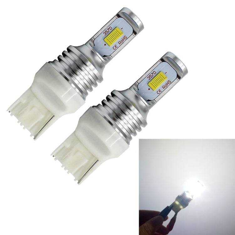 2 ชิ้น T20/7440 72 วัตต์ 1000LM 6000-6500K แสงสีขาวสว่างรถเลี้ยวสำรองหลอดไฟ LED ไฟถอยหลัง, DC 12-24V, T20/7440 Backup Light, T20/7440