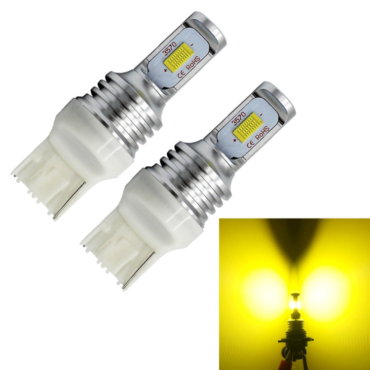 2 ชิ้น T20/7440 72 วัตต์ 1000LM 6000-6500K แสงสีขาวสว่างรถเลี้ยวสำรองหลอดไฟ LED ไฟถอยหลัง, DC 12-24V, T20/7440 Backup Light, T20/7440