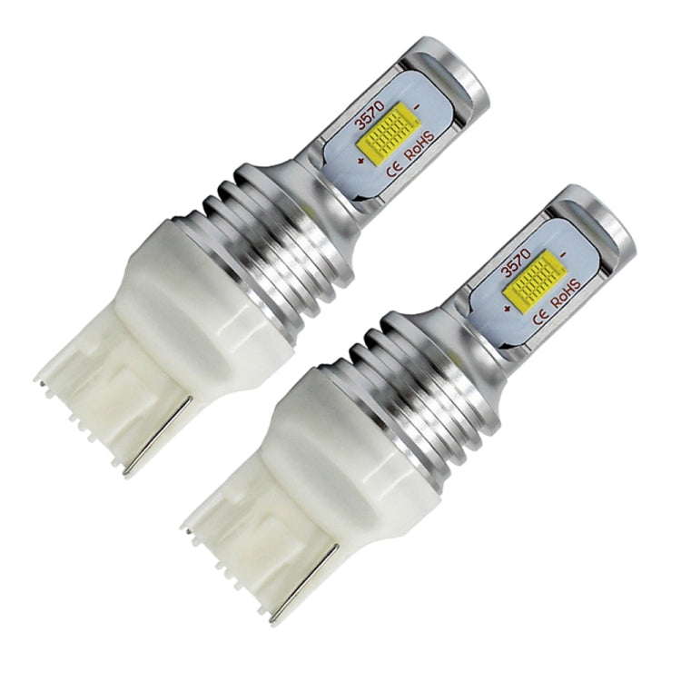 2 ชิ้น T20/7440 72 วัตต์ 1000LM 6000-6500K แสงสีขาวสว่างรถเลี้ยวสำรองหลอดไฟ LED ไฟถอยหลัง, DC 12-24V, T20/7440 Backup Light, T20/7440