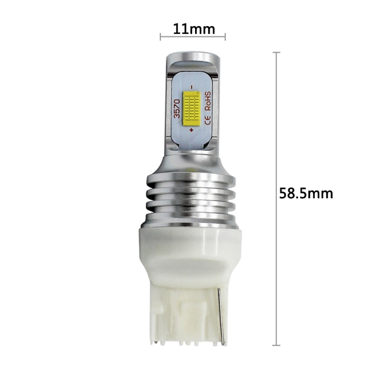 2 ชิ้น T20/7440 72 วัตต์ 1000LM 6000-6500K แสงสีขาวสว่างรถเลี้ยวสำรองหลอดไฟ LED ไฟถอยหลัง, DC 12-24V, T20/7440 Backup Light, T20/7440