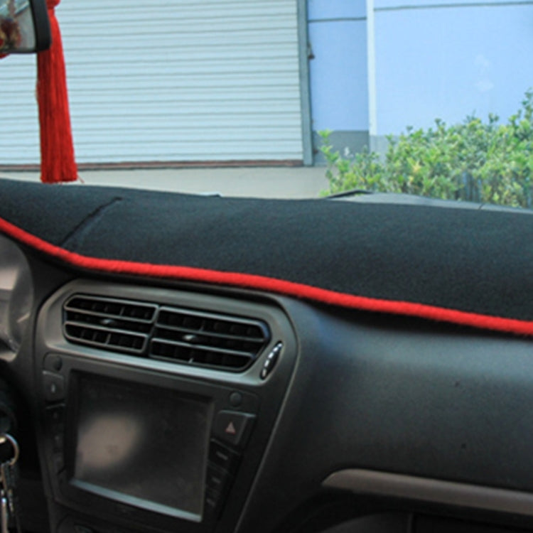 Dark Mat แดชบอร์ดแผงควบคุมรถยนต์ Mat Anti-reflective คอนโซลกลาง Pad ภายใน Dark Shade สำหรับ SGMW HongGuang 2008-2013, ส่งมอบผลิตภัณฑ์ตามประเภทรถของคุณ, For SGMW HongGuang 2008-2013