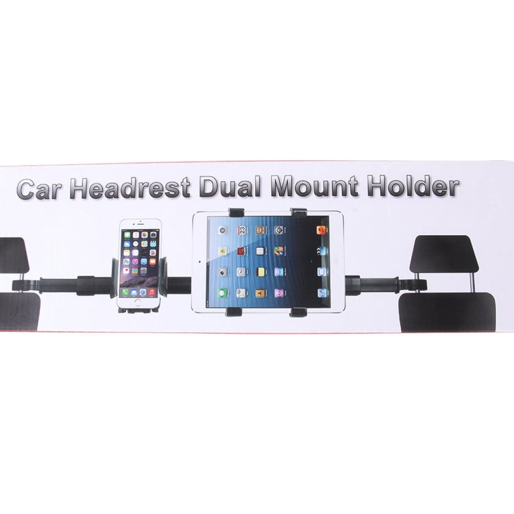 สำหรับ iPhone, Galaxy, Huawei, Xiaomi, Sony, LG, HTC, Google และสมาร์ทโฟนอื่นๆ, iPad, แท็บเล็ต, โทรศัพท์, Car Back Seat Headrest Holder