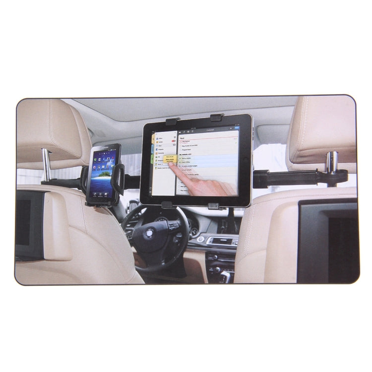สำหรับ iPhone, Galaxy, Huawei, Xiaomi, Sony, LG, HTC, Google และสมาร์ทโฟนอื่นๆ, iPad, แท็บเล็ต, โทรศัพท์, Car Back Seat Headrest Holder