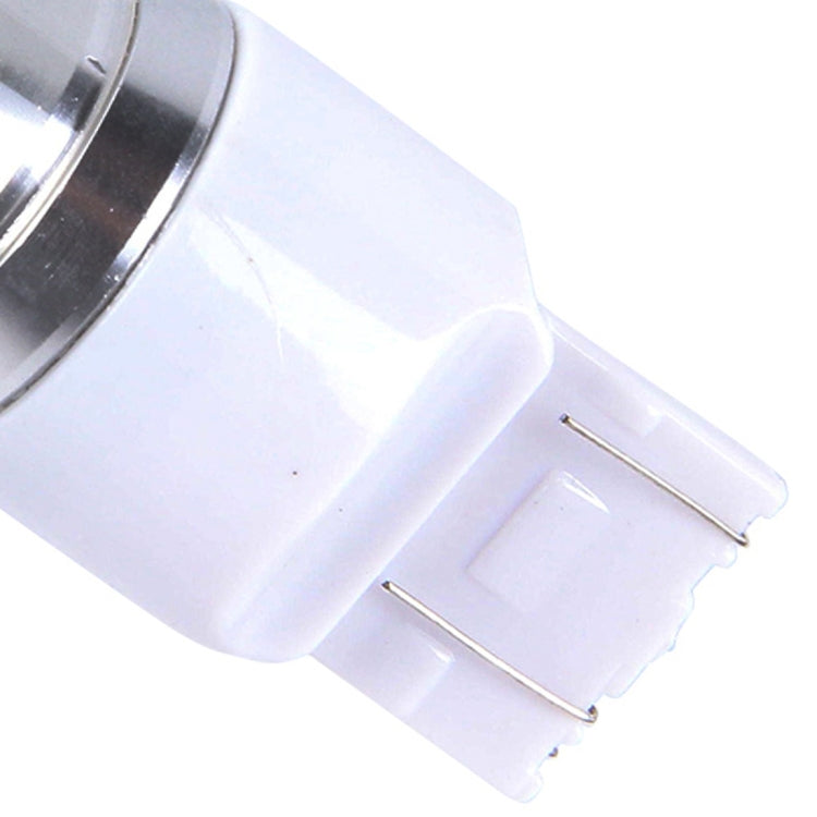 2 ชิ้น T20/7443 350 LM 6000K สายไฟคู่ 30 วัตต์แสงสีขาว 6 LED CREE Canbus รถหลอดไฟเบรก, DC 12V, T20