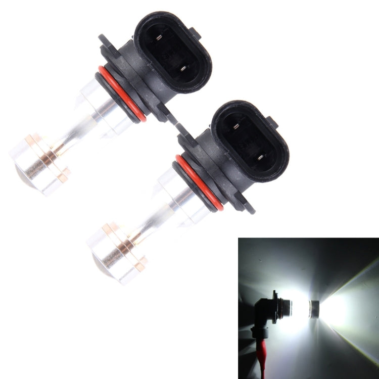 2 ชิ้น 9005 30 วัตต์ 350 LM 6000K แสงสีขาว CREE 6 LED ไฟตัดหมอกรถยนต์หลอดไฟ DC 12V, 9005