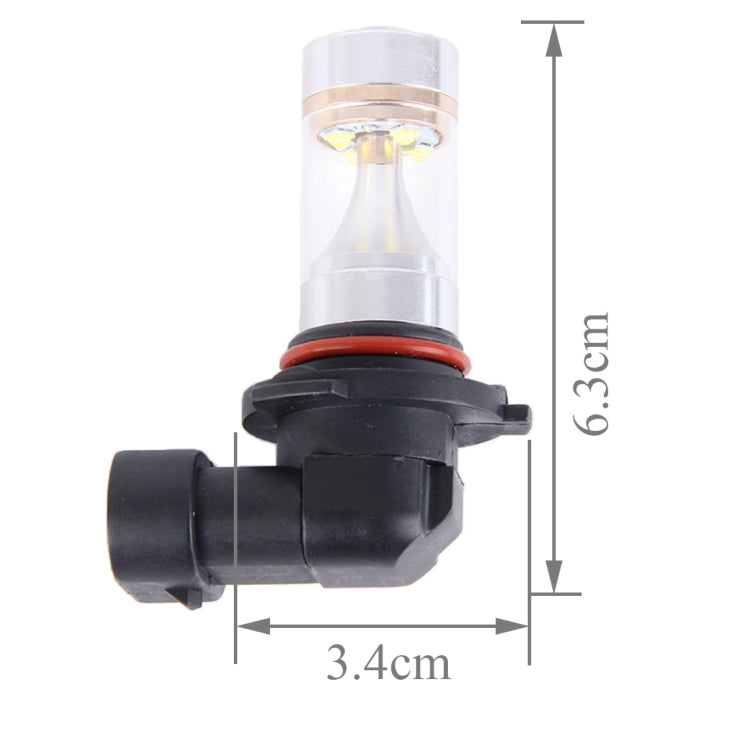 2 ชิ้น 9005 30 วัตต์ 350 LM 6000K แสงสีขาว CREE 6 LED ไฟตัดหมอกรถยนต์หลอดไฟ DC 12V, 9005