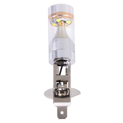 2 PCS H1 30W 350 LM 6000K แสงสีขาว CREE 6 LED หลอดไฟหมอกรถ, DC 12V, H1