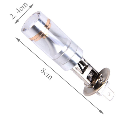 2 PCS H1 30W 350 LM 6000K แสงสีขาว CREE 6 LED หลอดไฟหมอกรถ, DC 12V, H1