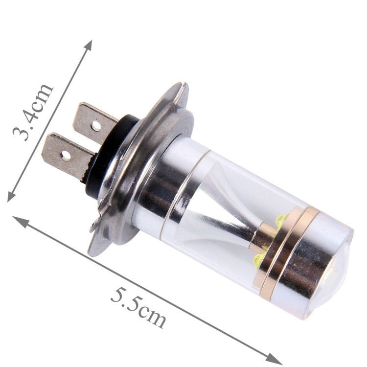 2 ชิ้น H7 30W 350 LM 6000K แสงสีขาว CREE 6 LED รถหลอดไฟหมอก, DC 12V, H7