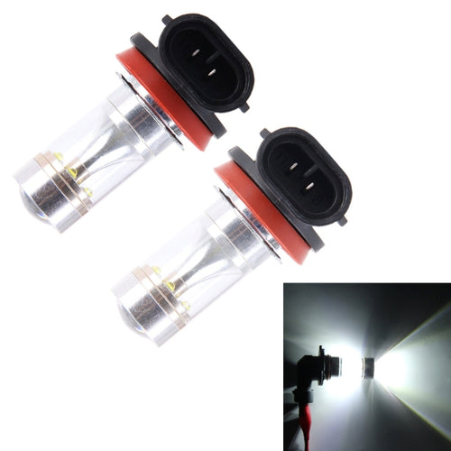 2 ชิ้น H8/H11 30W 350 LM 6000K แสงสีขาว CREE 6 LED หลอดไฟหมอกรถยนต์, DC 12V, H8/H11