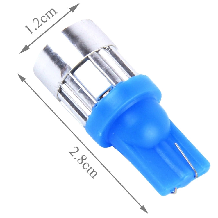 2 ชิ้น T10 3W 6 LED SMD 5630 แสงสีฟ้า Clearance Light.DC 12V., 5630-6SMD