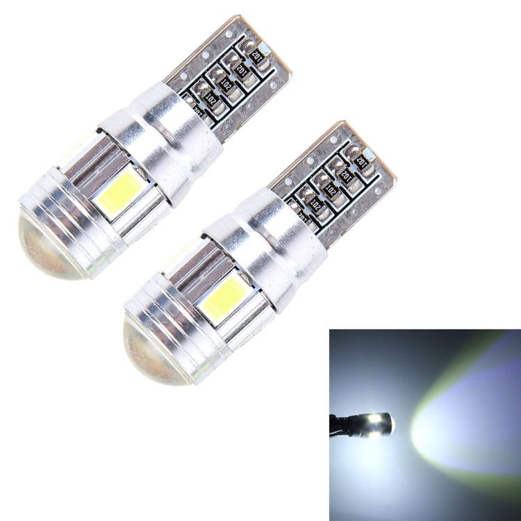 2PCS T10 3W 6 SMD 5630 LED ปราศจากข้อผิดพลาด Canbus รถ Clearance ไฟโคมไฟ DC 12V, 6 SMD 5630 LEDs/White Light, 6 SMD 5630 LEDs/Pink Light, 6 SMD 5630 LEDs/Green Light