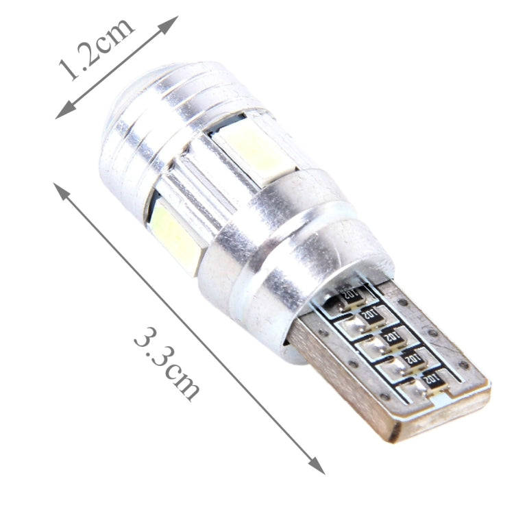 2PCS T10 3W 6 SMD 5630 LED ปราศจากข้อผิดพลาด Canbus รถ Clearance ไฟโคมไฟ DC 12V, 6 SMD 5630 LEDs/White Light, 6 SMD 5630 LEDs/Pink Light, 6 SMD 5630 LEDs/Green Light