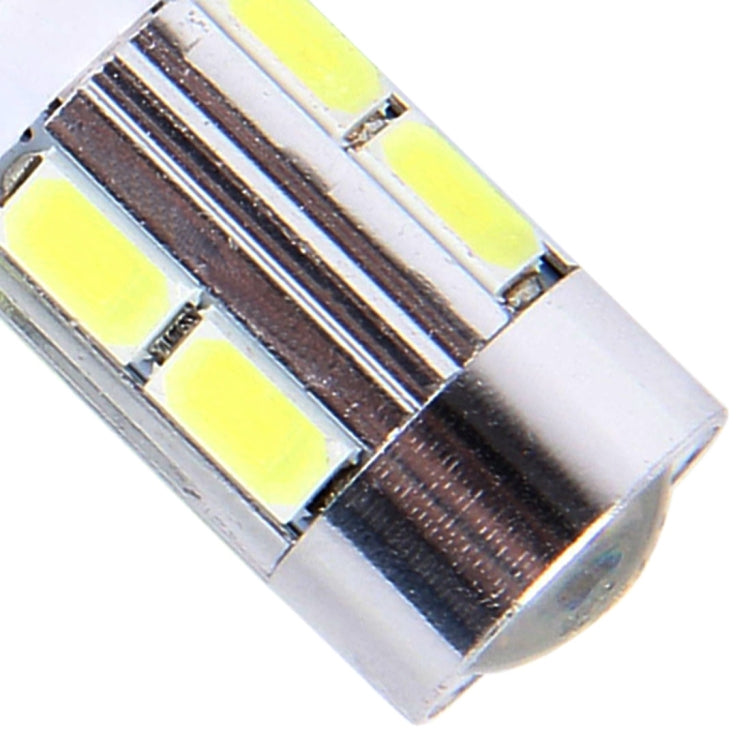 2 ชิ้น T10 6 วัตต์แสงสีขาว 10 SMD 5630 LED รถโคมไฟกวาดล้าง, DC 12V, 10 SMD 5630 LEDs
