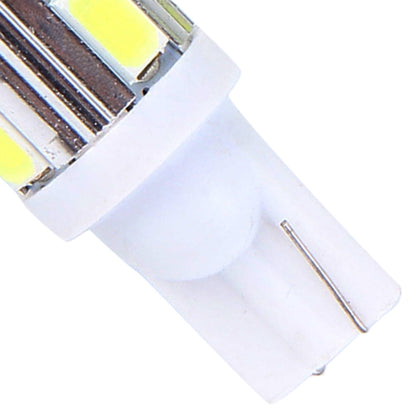 2 ชิ้น T10 6 วัตต์แสงสีขาว 10 SMD 5630 LED รถโคมไฟกวาดล้าง, DC 12V, 10 SMD 5630 LEDs