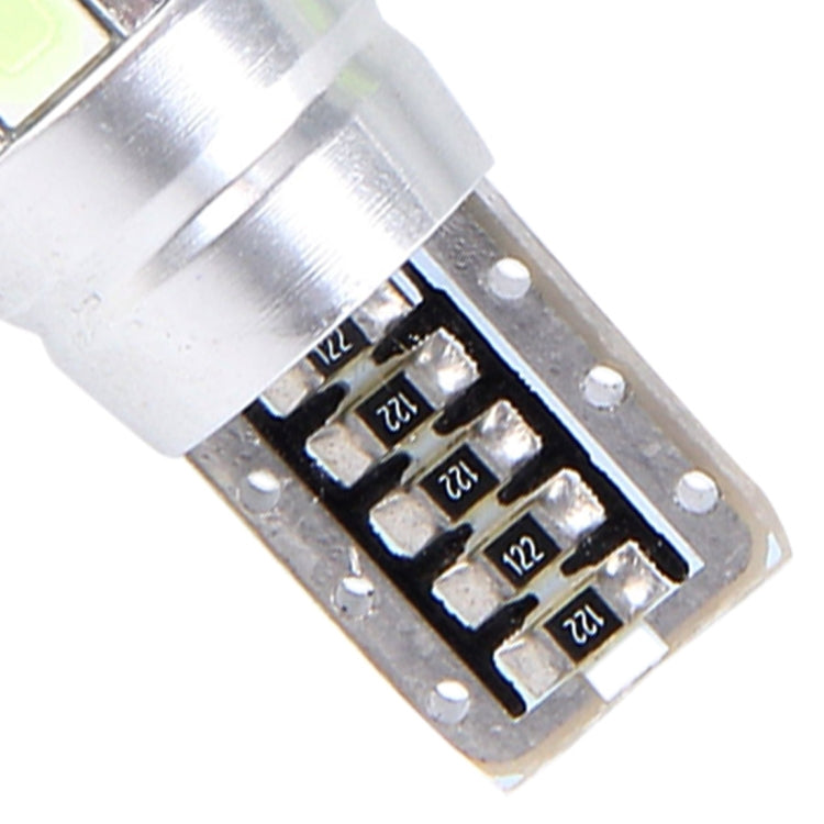 2PCS T10 6W Ice Blue Light 10 SMD 5630 LED ปราศจากข้อผิดพลาด Canbus รถ Clearance ไฟโคมไฟ, DC 12V, 2 PCS T10 6W