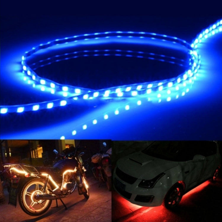 5 PCS Flow Style 45 LED 3528 ไฟส่องรถยนต์แบบยืดหยุ่น SMD กันน้ำสำหรับตกแต่งรถยนต์, DC 12V, ความยาว: 90 ซม., 90cm Blue, 90cm Pink, 90cm Green, 90cm Ice blue, 90cm Red, 90cm White, 90cm Yellow