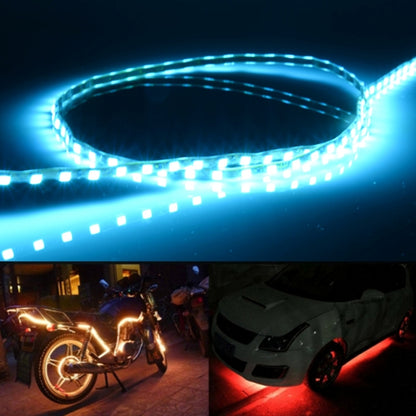 5 PCS Flow Style 45 LED 3528 ไฟส่องรถยนต์แบบยืดหยุ่น SMD กันน้ำสำหรับตกแต่งรถยนต์, DC 12V, ความยาว: 90 ซม., 90cm Blue, 90cm Pink, 90cm Green, 90cm Ice blue, 90cm Red, 90cm White, 90cm Yellow