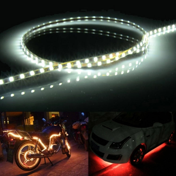 5 PCS Flow Style 45 LED 3528 ไฟส่องรถยนต์แบบยืดหยุ่น SMD กันน้ำสำหรับตกแต่งรถยนต์, DC 12V, ความยาว: 90 ซม., 90cm Blue, 90cm Pink, 90cm Green, 90cm Ice blue, 90cm Red, 90cm White, 90cm Yellow