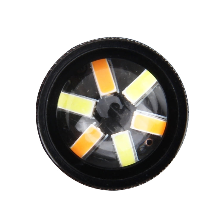 2 ชิ้น 7440 5 วัตต์ 450LM 60LEDs DC 12 โวลต์ SMD-4014 รถยนต์ไฟเบรกอัตโนมัติไฟเลี้ยวรถแหล่งที่มาชุด (แสงสีขาว + แสงสีเหลือง) ความยาวสายเคเบิล: 40 ซม., 7440