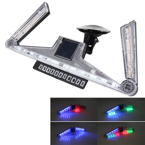 พลังงานแสงอาทิตย์ป้องกันการชนกัน Cupule Ranger โคมไฟไฟท้ายรถ LED ไฟเตือนแฟลชไฟเตือนพับพลังงานแสงอาทิตย์ Cupule ไฟเตือนพร้อมใบอนุญาตจอดรถชั่วคราว, CS-N14