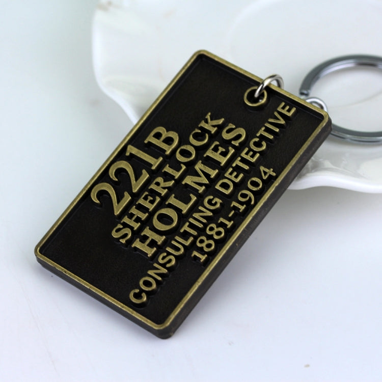 นักสืบ Sherlock 221B Key CHAIN กุญแจรถแหวนเครื่องมืออเนกประสงค์ Key Holder Key Chains ผู้ถือแหวนจี้ 160; auto Parts