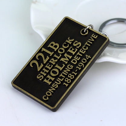 นักสืบ Sherlock 221B Key CHAIN กุญแจรถแหวนเครื่องมืออเนกประสงค์ Key Holder Key Chains ผู้ถือแหวนจี้ 160; auto Parts