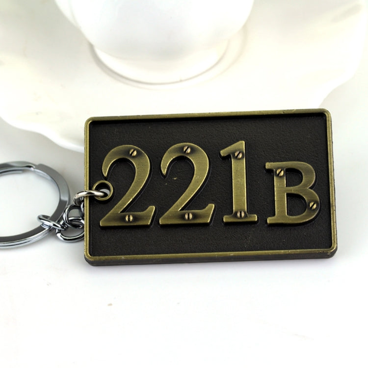 นักสืบ Sherlock 221B Key CHAIN กุญแจรถแหวนเครื่องมืออเนกประสงค์ Key Holder Key Chains ผู้ถือแหวนจี้ 160; auto Parts