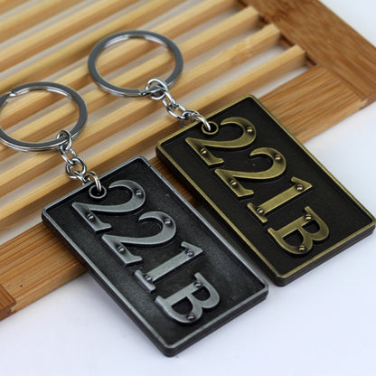 นักสืบ Sherlock 221B Key CHAIN กุญแจรถแหวนเครื่องมืออเนกประสงค์ Key Holder Key Chains ผู้ถือแหวนจี้ 160; auto Parts