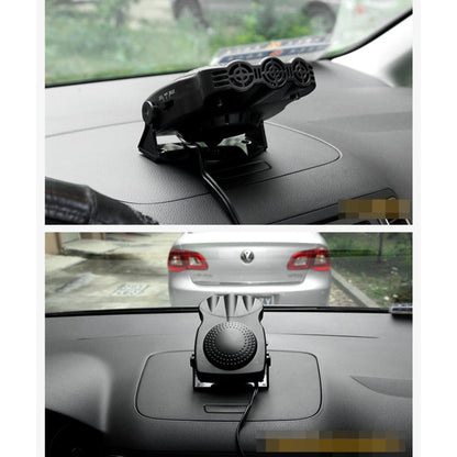 DC 12V 150W เย็นและอุ่น Dual ใช้สาม Outlet Car Auto อิเล็กทรอนิกส์เครื่องทำความร้อนพัดลมกระจก Defroster DEMISTER, 150W Black, 150W Red