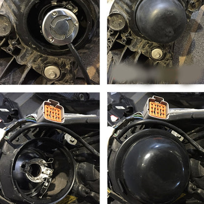 2 ชิ้น K100 สากลรถยนต์ LED ไฟหน้า HID โคมไฟซีนอนซิลิโคนฝุ่นปกซีลหมวกรถฝุ่นปกกันน้ำกันฝุ่นปิดผนึกไฟหน้าปกสำหรับการติดตั้งเพิ่มรถยนต์, เส้นผ่านศูนย์กลางภายใน: 10 เซนติเมตร, Inner Diameter: 10cm
