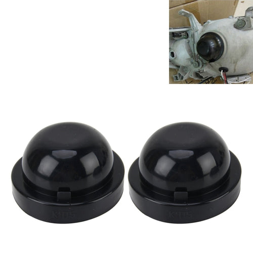 2 ชิ้น K105 สากลรถยนต์ LED ไฟหน้า HID โคมไฟซีนอนซิลิโคนฝุ่นปกซีลหมวกรถฝุ่นปกกันน้ำกันฝุ่นปิดผนึกไฟหน้าปกสำหรับการติดตั้งเพิ่มรถยนต์, เส้นผ่านศูนย์กลางภายใน: 10.5 เซนติเมตร, Inner Diameter: 10.5cm