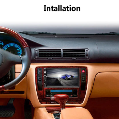 7010B HD 2 Din 7 นิ้วเครื่องรับวิทยุ Bluetooth ในรถยนต์เครื่องเล่น MP5, รองรับ FM และ USB และการ์ด TF, 7010B