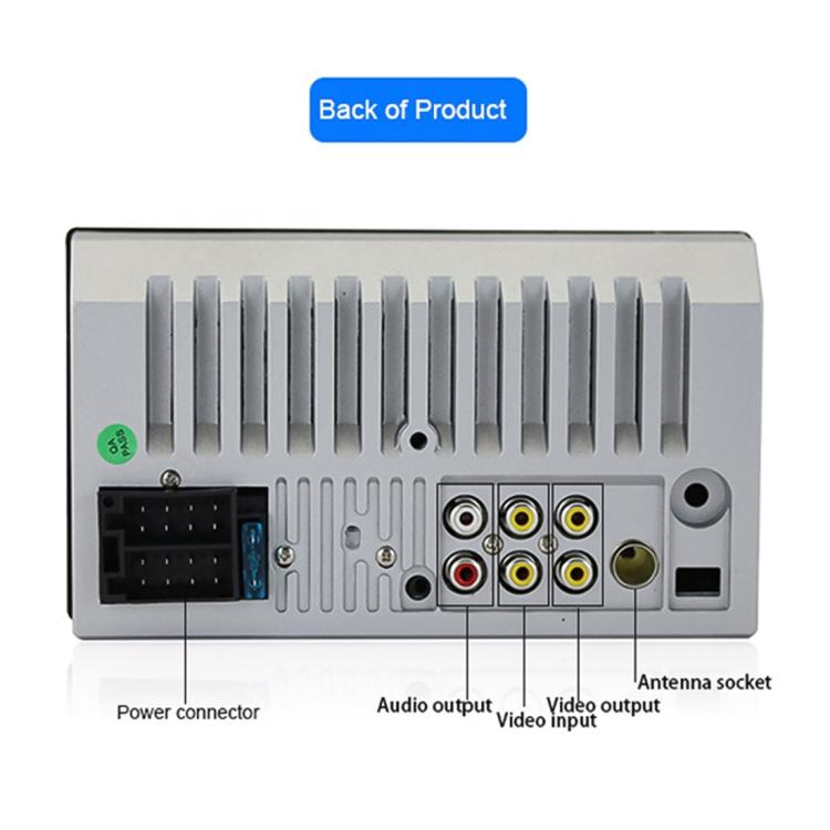 7010B HD 2 Din 7 นิ้วเครื่องรับวิทยุ Bluetooth ในรถยนต์เครื่องเล่น MP5, รองรับ FM และ USB และการ์ด TF, 7010B