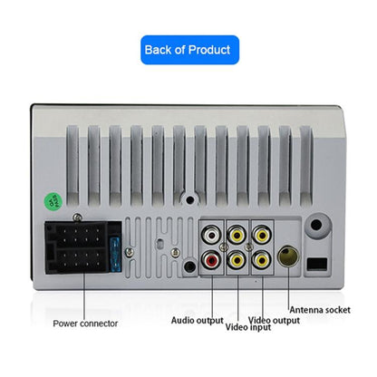 7010B HD 2 Din 7 นิ้วเครื่องรับวิทยุ Bluetooth ในรถยนต์เครื่องเล่น MP5, รองรับ FM และ USB และการ์ด TF, 7010B