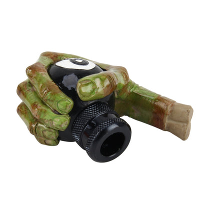 Universal Hand Grip Shape เกียร์รถเกียร์ Shift Knob ดัดแปลงเกียร์รถเกียร์ Shift Knob เกียร์อัตโนมัติ Shift Lever Knob เรซิ่นเกียร์ Knobs, Hand Grip Shape