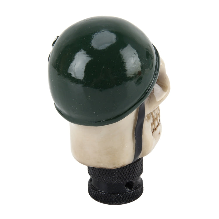 Universal Skull กับหมวกรูปร่างเกียร์รถเกียร์ Shift Knob ดัดแปลงเกียร์รถเกียร์ Shift Knob เกียร์อัตโนมัติ Shift Lever Knob เรซิ่นหัวเกียร์, Skull Head Shape 5