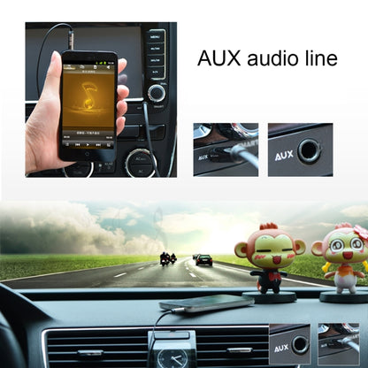 ชาย 3.5 มม. ไปยัง USB 2.0 ตัวแปลงเสียงหญิงสายขดแบบพับเก็บได้สำหรับลำโพง MP3 ในรถยนต์ดิสก์ U ความยาว: 1 ม., 1pcs