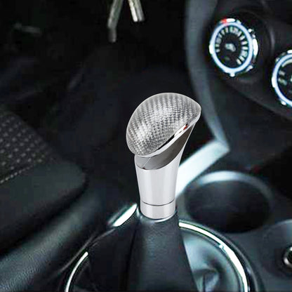 Universal รถเกียร์ SHIFT KNOB ดัดแปลงเกียร์รถเกียร์ SHIFT KNOB เกียร์อัตโนมัติ SHIFT LEVER KNOB คาร์บอนตะกั่วเกียร์, Car Gear Shift Knob 3