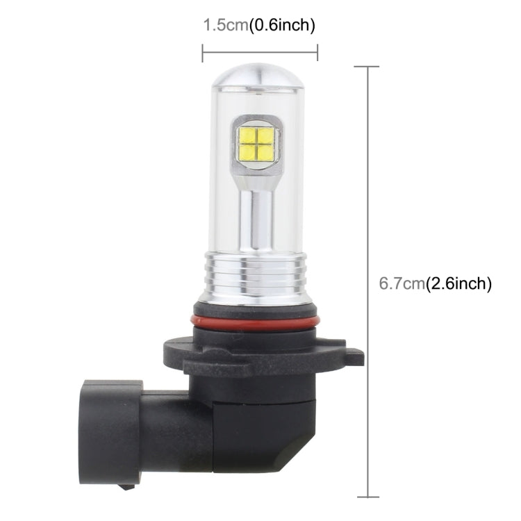 2 ชิ้น 9006 40 วัตต์ 800 LM 6000K 8 ไฟ LED CREE ไฟตัดหมอกรถยนต์ DC 12V, 9006